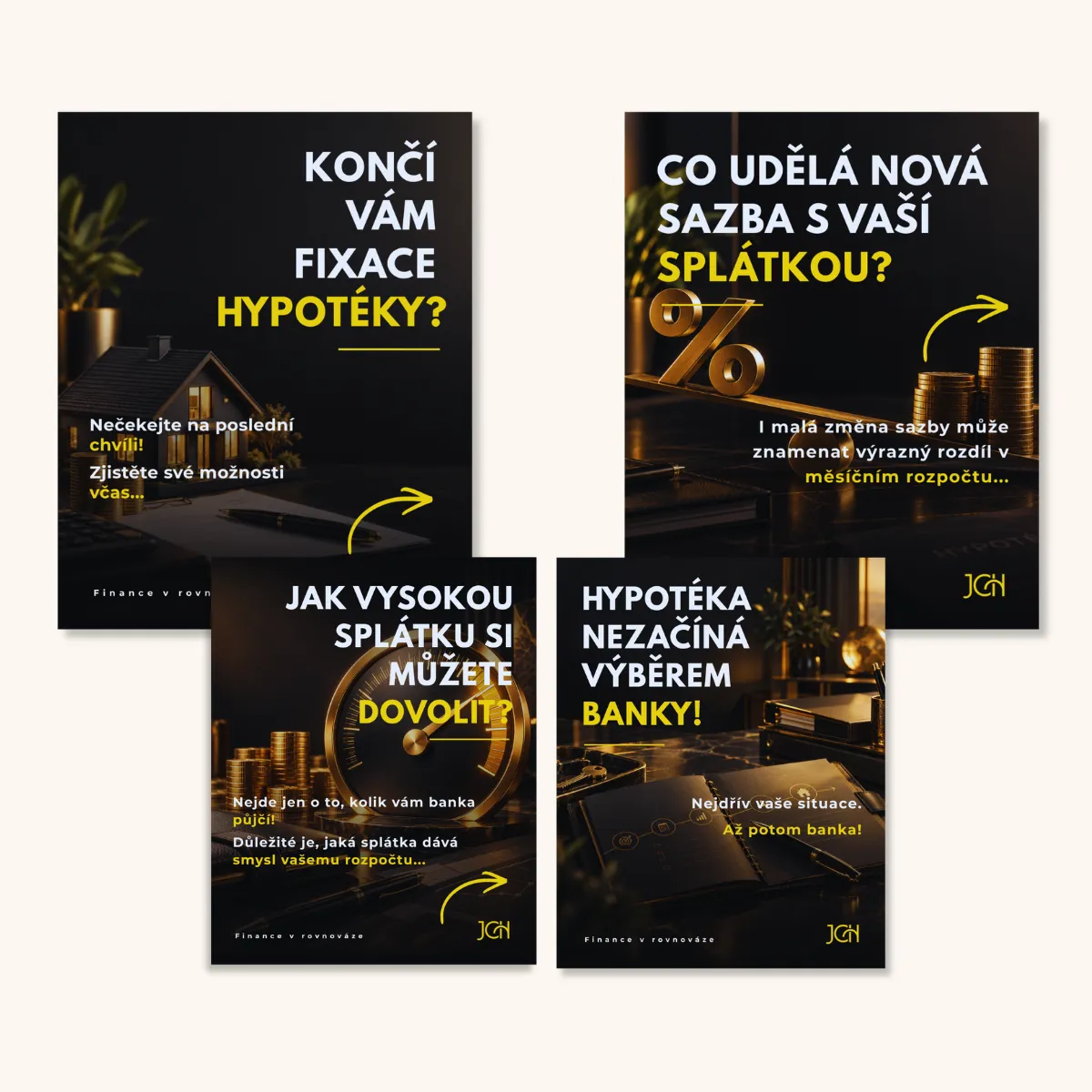 Grafika marketingových příspěvků a vizuálů pro sociální sítě